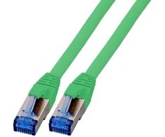 Efb Elektronik EFB RJ45 tinklo kabelis S/FTP, Cat.6A, Cat7 TPE superflex, 1,5 m, žalias
