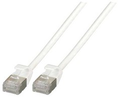 Efb Elektronik EFB RJ45 U/FTP jungiamasis kabelis, Cat.6A, TPE 4,0 mm itin lankstus, 2 m, baltas