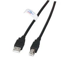 Efb Elektronik Kabelis USB EFB K5203.0,5 USB 2.0 A-B 0,5 m Juodas
