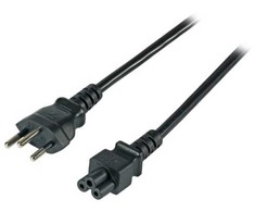 EFB Elektronik EK495.1,8V2, 1,8 m, maitinimo kištukas J tipo, C5 jungtis, 250 V, 2,5 A
