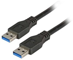 Kabelis USB EFB USB-A - 3 m Juodas (K5210SW.3)