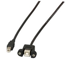 Efb Elektronik Kabelis USB EFB USB-B - USB-B 1 m Juodas (K5293SW.1V2)