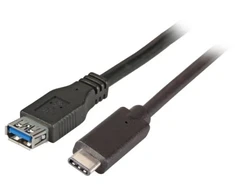 Kabelis USB EFB Adapterkabel Typ-C na Typ A USB3.2 0.2 m (K5313SW.0,2)