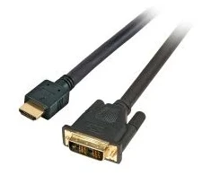 Kabelis EFB HDMI - DVI- D 2m juoda (K5432SW.2)