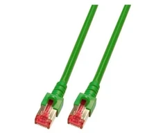 Efb Elektronik EFB EFB RJ45 Komutacinis kabelis S/FTP Cat.6 LSZH 0,15 m ŽALIAS grynas varis Ilgio įspaudas ant apsaugos nuo lenkimo movos patentuotas