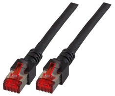 Efb Elektronik EFB EFB RJ45 patch kabelis S/FTP Cat.6 LSZH 0,15 m Juodas grynas varis patentuotas ilgio įspaudas ant lenkimo reljefo