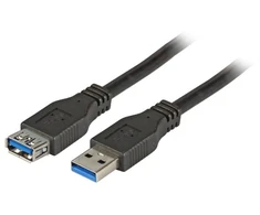 Efb Elektronik Kabelis USB EFB USB-A - USB-A 5 m Juodas (K5237.5)