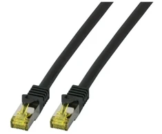 EFB MK7001.25B tinklo kabelis, juodas, 25 m, Cat6a S/FTP (S-STP)