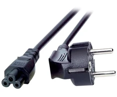 Efb Elektronik Maitinimo kabelis EFB 230V su įžeminimu CEE7 (kištukas)->C5 (lizdas), 1,8m, Juodas, (Koniczynka, Pelytė Miki) (EK552.1,8V2)