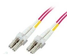 Efb Elektronik EFB šviesolaidinis jungiamasis laidas LC-LC 50/125 OM4 LSZH dvipusis daugiamodis 1 m, skersmuo 2 mm