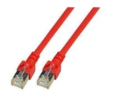EFB Kabelis RJ45, raudona, SF/UTP, Cat.5e, PVC, CCA, 7,5