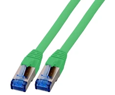 Efb Elektronik EFB EFB RJ45 patch kabelis S/FTP Cat6A Superflex LSZH ŽALIAS Ilgis 1,5 m 10 Gbit 500 MHz 100 % varis su Cat 7 žaliu kabeliu