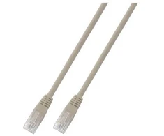 EFB-Elektronik RJ45 tinklo kabelis Cat.6 U/UTP PVC CCA pilkas 5 m Gamintojas: EFB Elektronik (K8100GR.5)