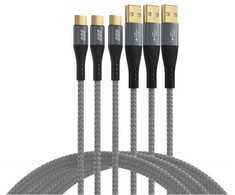 EFB Elektronik USB-AC-00008 USB kabelis USB 2.0 2 m USB A USB C Juodas, Pilkas