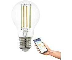„Eglo“ – E27 A60 skaidri TW – išmanioji LED lemputė su „Zigbee“ ir „Bluetooth“