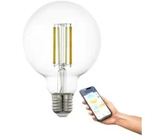 EGLO - E27 G95 išmanioji lemputė – skaidraus stiklo su Zigbee ir Bluetooth