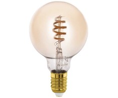 EGLO - E27 G95 spiralinė LED lemputė - gintaro spalvos - reguliuojamo baltumo - Zigbee ir Bluetooth
