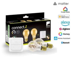 EGLO CONNECT-Z E27 kaitrinės išmaniosios lemputės – 2 vnt. pakuotėje su jungikliu