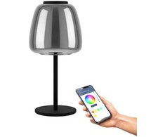 Stalinė lempa EGLO ALFERO-Z BORD RGB/CCT 1000LM SORT/KROM/T