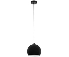 Pakabinamas šviestuvas Lampa wisząca EGLO Camastra Pendel E27, Ø225, sort