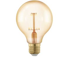 EGLO E27 G80 globe bulb with warm baltas light - 2200 K