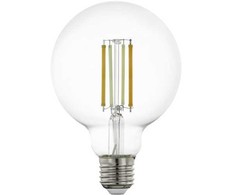 EGLO CONNECT-Z E27 LED G95 – išmanioji rutulinė lemputė su reguliuojama balta šviesa – „Zigbee“, „Matter Thread“