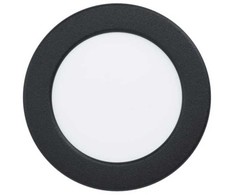 EGLO FUEVA 6-Z Įleidžiamas šviestuvas Ø117 RGB/CCT 6W 800LM IP44 Juodas