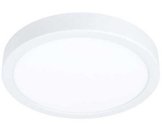 EGLO FUEVA 6-Z LUBINIS ŠVIESTUVAS RGB/CCT Ø210 11W 1350LM IP44 BALTA