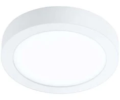 Išmanus paviršinis LED šviestuvas EGLO FUEVA-Z, IP44, 16,5W, 2700-6500K, 2100lm, balt., Ø21cm, APP