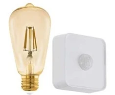 EGLO LM_LED_E27 - V2, 6 W, 42 W, E27, 500 lm, 20 000 val., Šiltai balta