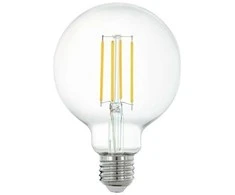 EGLO - E27 G95, skaidrus - Šiltai balta - Zigbee, Bluetooth