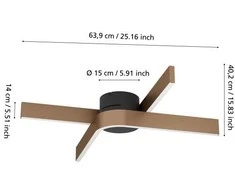 EGLO LOFOLCINO-Z MATTER LOFT 3720LM SORT