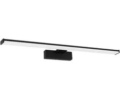 Sieninis šviestuvas Veidrodžių LED šviestuvas EGLO Pandella, IP44, 11W, 4000K, 1350lm, juodos sp., 60 x h4 cm