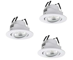 EGLO SALICETO-Z ĮMONTUOJAMAS RINKINYS Ø88 RGB/CCT 3X490