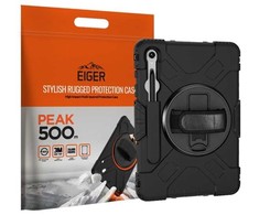 Eiger „Peak 500m“ dėklas „Samsung Tab S10 FE“, juodas