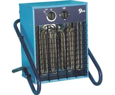 EL-BJØRN VF9 ventiliatorinis šildytuvas 9 kW 3x400 V 750 m³/h IP44, mėlynas