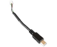 ELATEC CAB-M1, 0.12 m, Mini-USB B, Juodas
