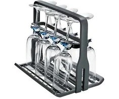Electrolux 9029795540, Vyno taurės laikiklis, Juodas, 8 vnt., 220 mm, 330 mm, 260 mm
