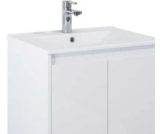 Royo „Domo“ praustuvas. 61 cm – porcelianinis praustuvas su maišytuvo galvute ir perpylimo mechanizmu. 61 x 52 x 58 cm. Tinka 771104006.