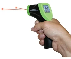 Elma Instruments Elma 610A infraraudonųjų spindulių termometras - su dvigubu lazeriniu taikikliu