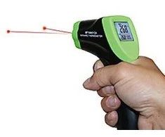 Elma Instruments Elma 610A infraraudonųjų spindulių termometras - su dvigubu lazeriniu taikikliu