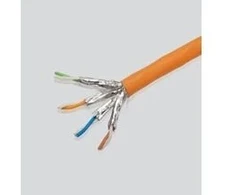 Elmat S/FTP 2x(4x2xAWG23) 1200MHz, 100 m, 100 m, Cat7, S/FTP (S-STP), oranžinis