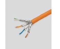 Elmat S/FTP 2x(4x2xAWG23) 1200MHz, 100 m, 100 m, Cat7, S/FTP (S-STP), oranžinis
