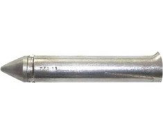 ELPRESS antgalis su grūdintu plienu priekyje, plotas nuo 16 mm² iki 70 mm², ilgis 135 mm.