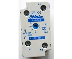 ELTAKO Perjungimo relė 1 kontakto, 10A, 230V AC, montuojama dėžutėje, 50x26x32 mm