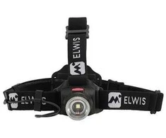 ELWIS LIGHTING Elwis PRO Blaze H380 priekinis žibintas, 380 ir 50 liumenų, priartinimo funkcija, raudona „saugumo“ lemputė gale, silikonas ant galvos juostos