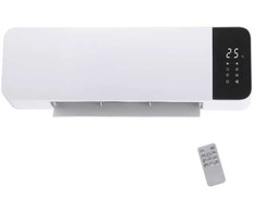 Emerio WH-133172, Elektrinis šildytuvas su ventiliatoriumi, Vidinis, Grindinis, Balta, LED, Nuotolinio valdymo