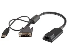 Emerson Electric „Vertiv Avocent MPUIQ-VMCDV“ KVM sąsajos adapteris DVI, USB 2.0, juodas, 0,3556 m, USB, USB, juodas, DVI, USB 2.0