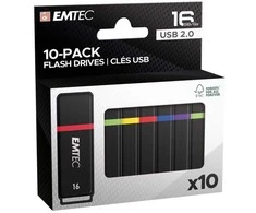 STICK Emtec USB2.0 K100 16GB P10 10-pack color box retail