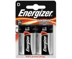 Energizer 2x Classic D 1.5V LR20, Vienkartinės baterijos, D, Šarminė, 1.5 V, 2 vnt., Juoda, Sidabras
